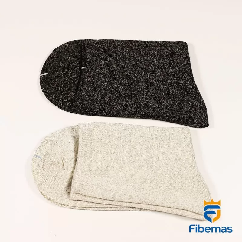 Silver fiber antibacterial socks