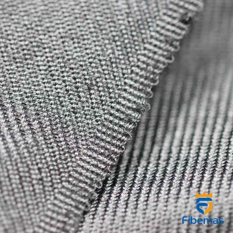 Stainless steel fiber fabric